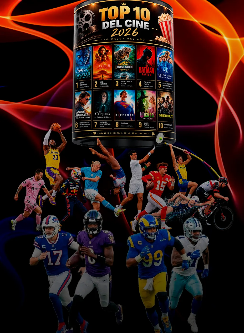 Flix TV: the top 10 movies of 2026 and the best live sports